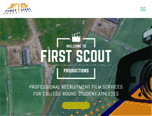 Tablet Screenshot of firstscout.tv